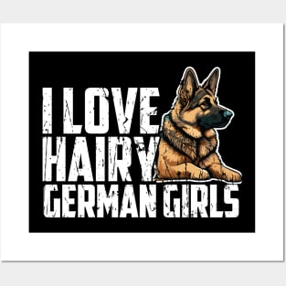 Cool Vintage German Shepherd Art For Men Women German Shepherd Lover Posters and Art